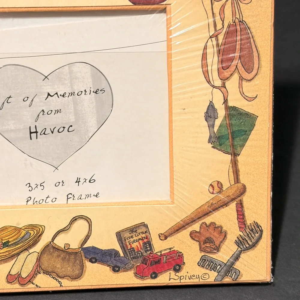 Havoc Publishing Grandchildren Photo Frame L Spivey 3x5 4x6 Vintage Art NIP